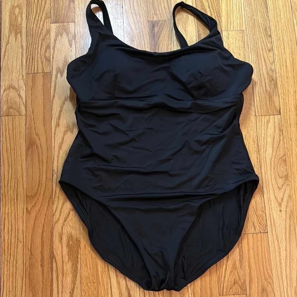 Andie Sz XL‎ The Honolulu Elegant Black Women's Swimsuit new without tags